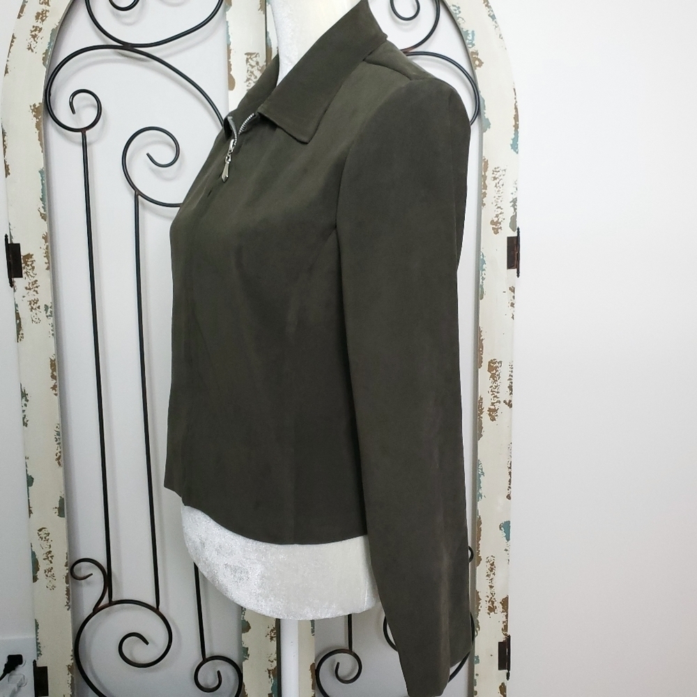 First Option olive green jacket 10P - Picture 5 of 7